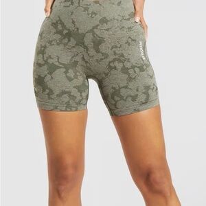 Women's Green Camo Shorts
